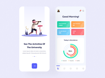 Uni App Concept app design branding mobile app ui uidesign uiux