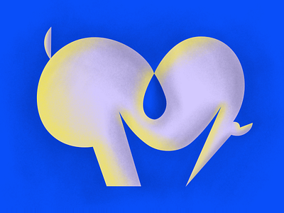 A Rhino animals art composition design flat illustration illustrator logo texture vector