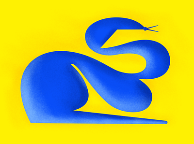 A snake art composition design flat illustration illustrator logo texture ui vector