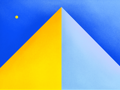 A Pyramid art composition design flat illustration illustrator logo texture ui vector