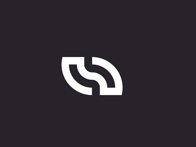 Hubris branding design grid logo logomark