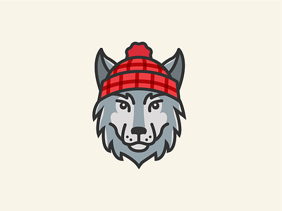 What do you call a wolf that's dressed as a lumberjack? animal illustration lumberjack lumberjack illustration timberwolf vector wolf