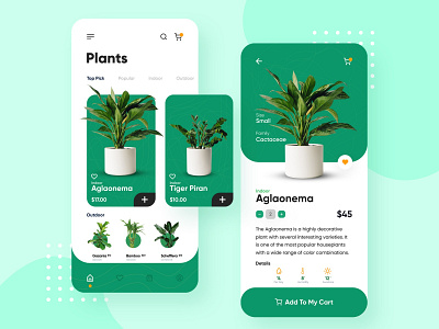 Plants Shop - Mobile UI