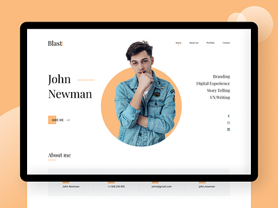 Personal Portfolio web app