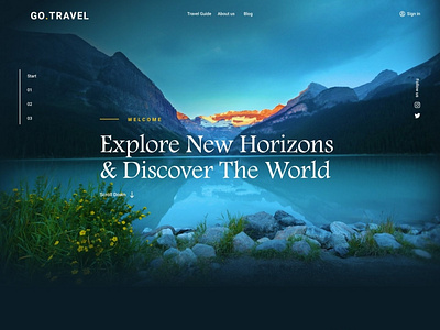 Travel Website - Go by Jones Dos Santos Dias on Dribbble