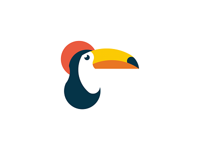 Toucan logo art branding design icon illustration illustrator logo minimal vector