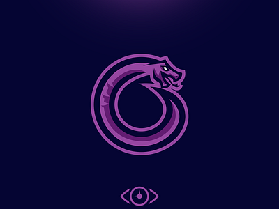 O + Viper Mascot Logo