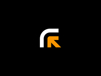 Ruba 2d arrow arrow logo branding design icon logo logos minimal r r letter r letter logo vector