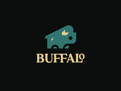 Buffalo branding buffalo design illustration illustrator logo minimal typography ui ux vector