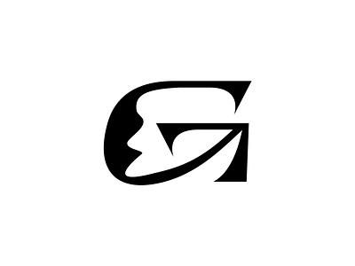 G branding design face face logo g g logo illustration illustrator logo minimal typography vector