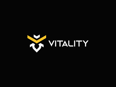Team Vitality branding design esport esports illustration illustrator logo minimal typography vector victory vitality