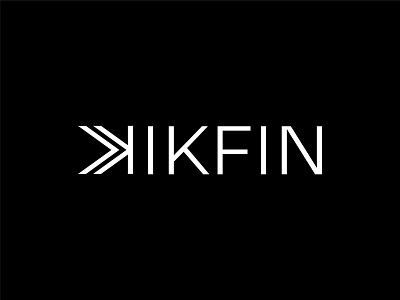 Kikfin branding design graphic design illustrator logo minimal surf surfing technology vector