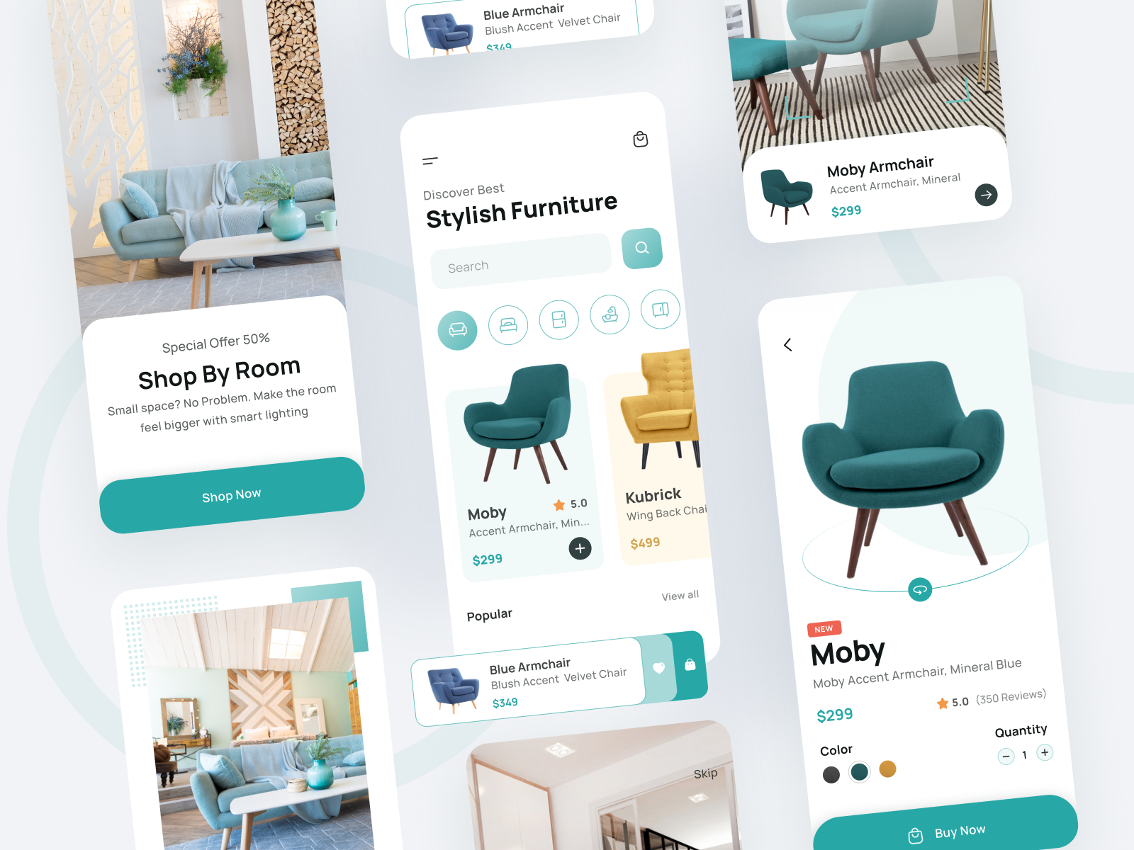 Furniture App Mockup by Mr Creative Social on Dribbble