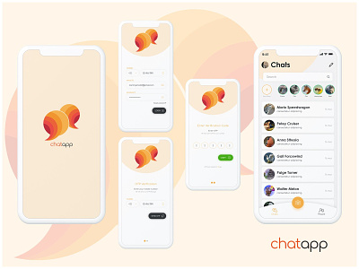 New Chat App Idea app chat dashboard flat illustration logo ui uidesign vector