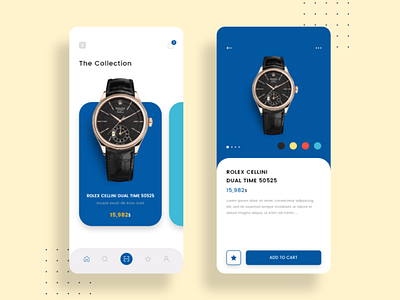 Shop Mobile App adobe xd design flat illustration shop shopping app uidesign watch