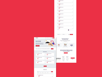 TAMBORIN LANDING PAGE design ui design uiux