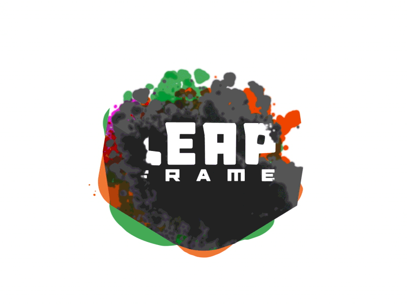 Leapframe Animated Logo 2d ae after effects animation logo motion motion design particles