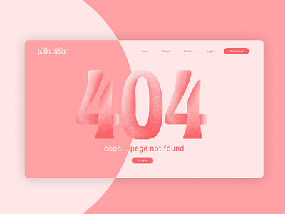 404 page · daily ui 404 page 404error dailyui dailyui 0008 dailyuichallenge design illustration web