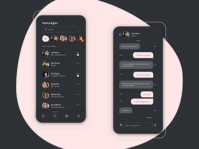 direct messaging · daily ui