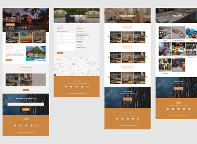 Hotel Website UI/UX app branding ui ux website