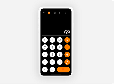 Calculator dailyui design ui ux