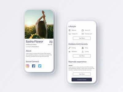 User Profile - Daily UI 006