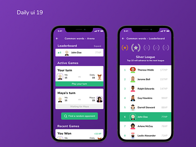 Daily ui 19 - Leaderboard UI