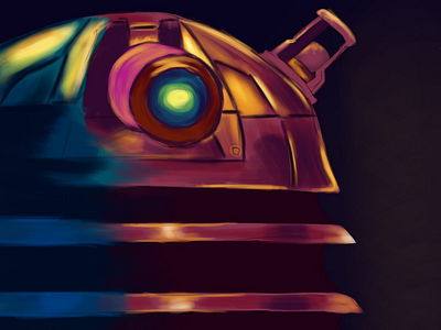 Aim for the Daleks! digitalart illustrator photoshop