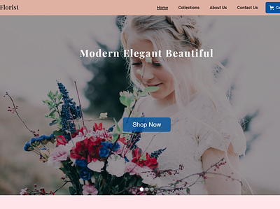 Florist - Concept E-Commerce Website e commerce website webflow website design