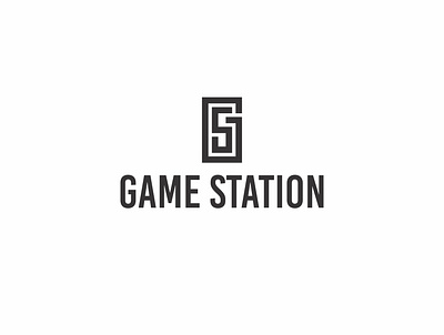 Game Station art branding design flat illustrator logo minimal ui ux website