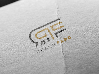 ReachFard architecture brand design brand identity branding design illustration logo logodesign minimal realestate logo vector