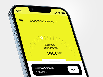 CFE App Redesign app appdesign bills cafe cdmx concept dashboard design electicity electric green ios mexico redesign ui