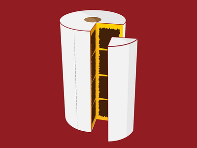 Let them eat paper towels cake concept crisis donald trump illustrator potus puerto rico vector