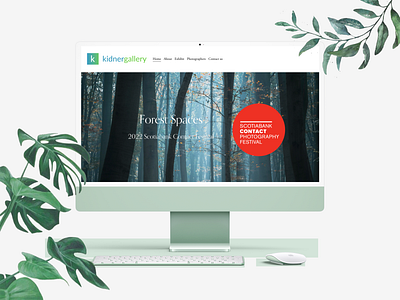 kidner gallery web design/development adobe photoshop develop figma squarespace ui web design