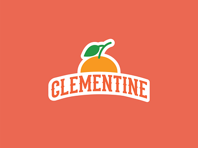 Clementine branding clementine fruit illustration fruity icon icon design icons illustration monogram orange vector
