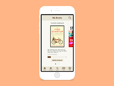Goodreads Redesign app design creative process daily ui ios app ios design ui ui design ux ux design wireframe wireframing