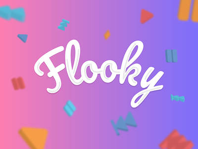 Flooky branding graphic