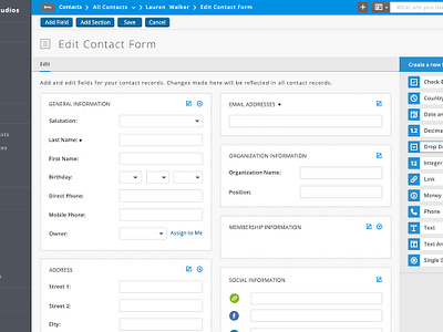 Automational CRM Marketing Software by Kawika Valentine on Dribbble