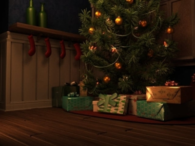 Navidad 3d modelo navidad render