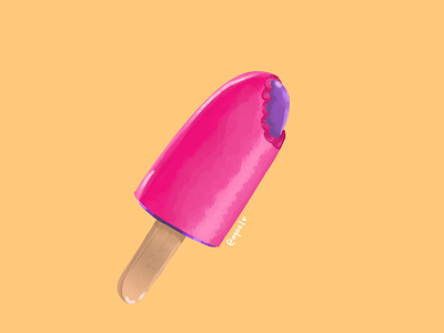 Paddle pop ice-cream digital art digital painting drawing food food illustration ice cream illustration painting procreate