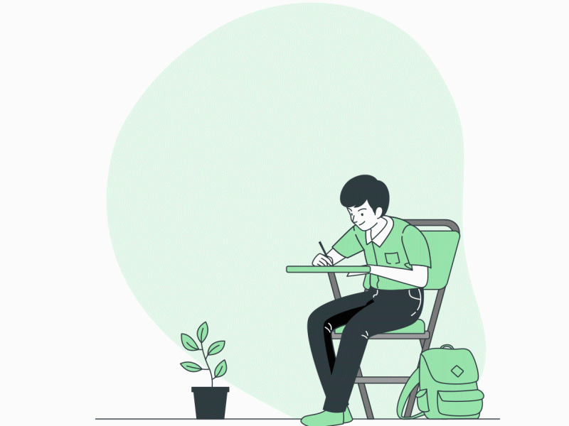Boy Studying - Animated Gif by Tamniverse on Dribbble