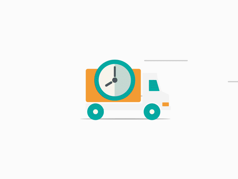 Delivery Van - Animated Gif animation delivery design ecomerce graphic design illustration json logo lottie motion graphics ui van web animation