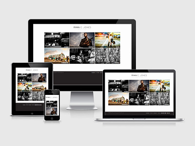 Ryan C. Jones Photography hundred10 mobile responsive web design