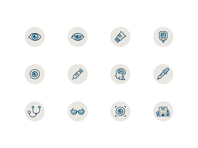 Eye Care Icons branding health hundred10 iconography icons illustration
