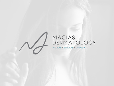 Macias Dermatology branding cosmetic dermatology hundred10 identity logo medical