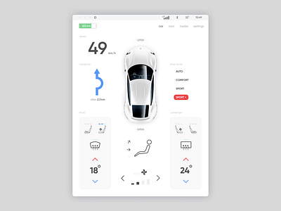 Car interface app car carinterface design figma interface ui ux