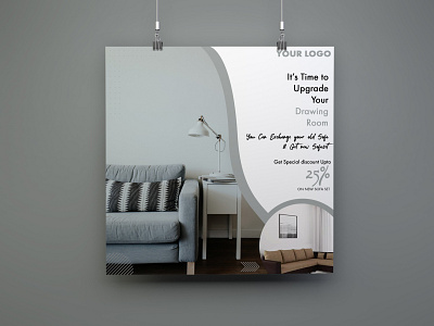 Furniture Social media Banner poster branding design logo portrait poster poster art poster design posters social