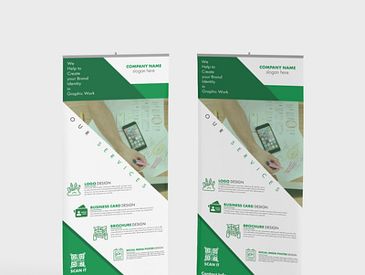 Free download Roll-up banner design branding design illustration logo roll roll up banner roller rollover rollup vector