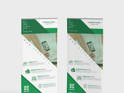 Free download Roll-up banner design