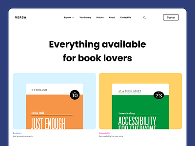 Book website app app design article website articles book book website bookstore branding dailyui design illustration logo minimal reading website typography ui ux vector web webdesign